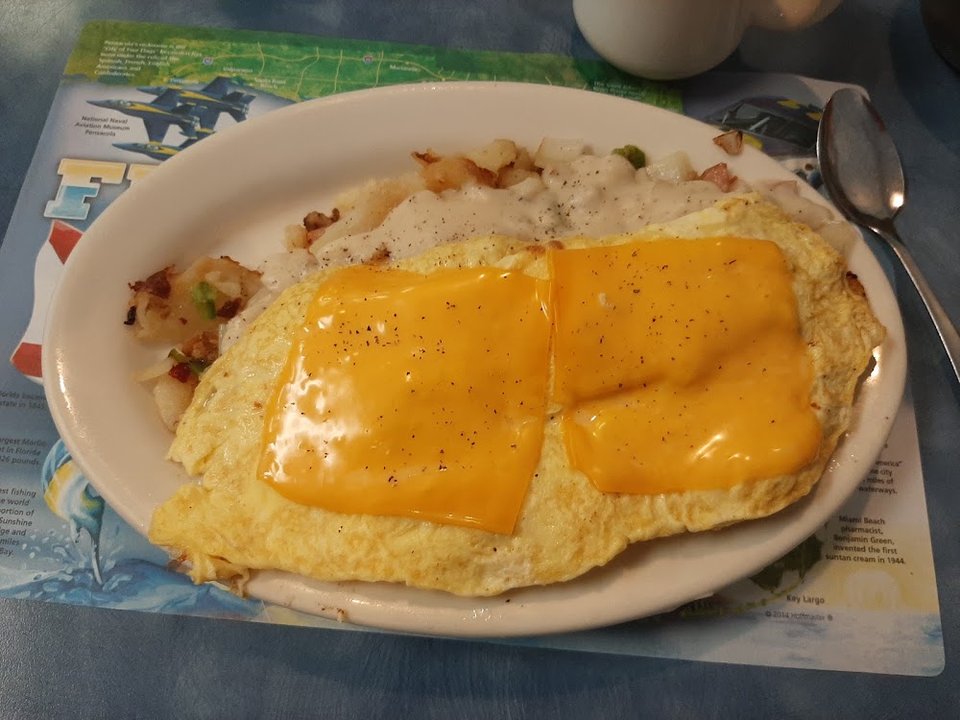 American Cheese Omelet